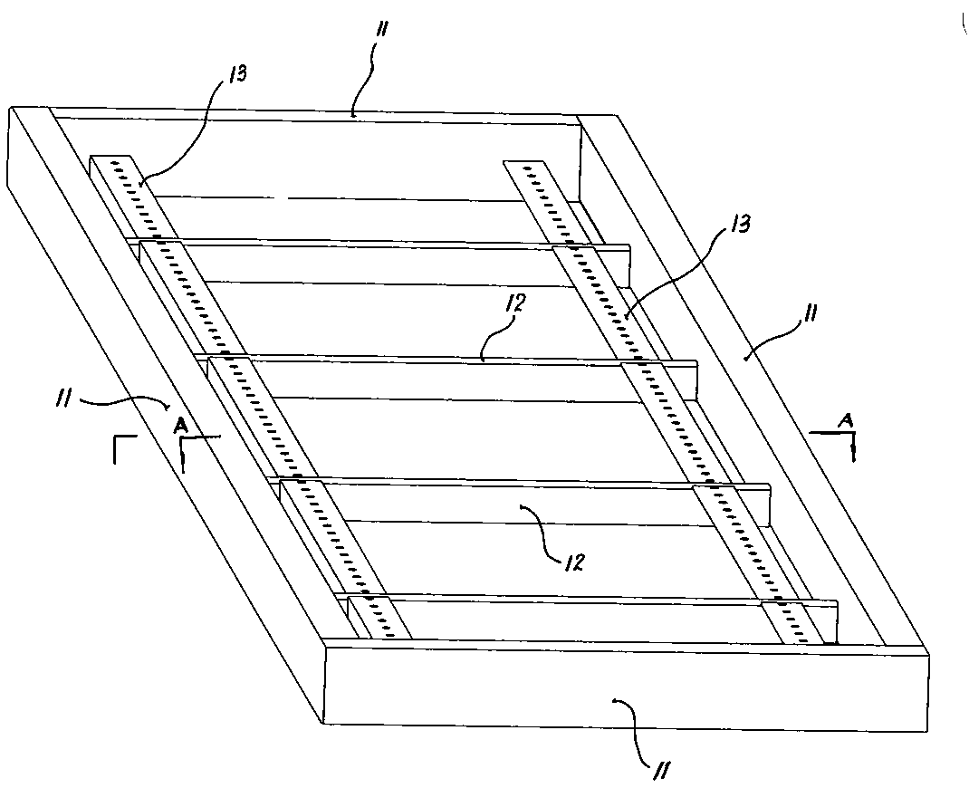 Light composite wallboard forming mold