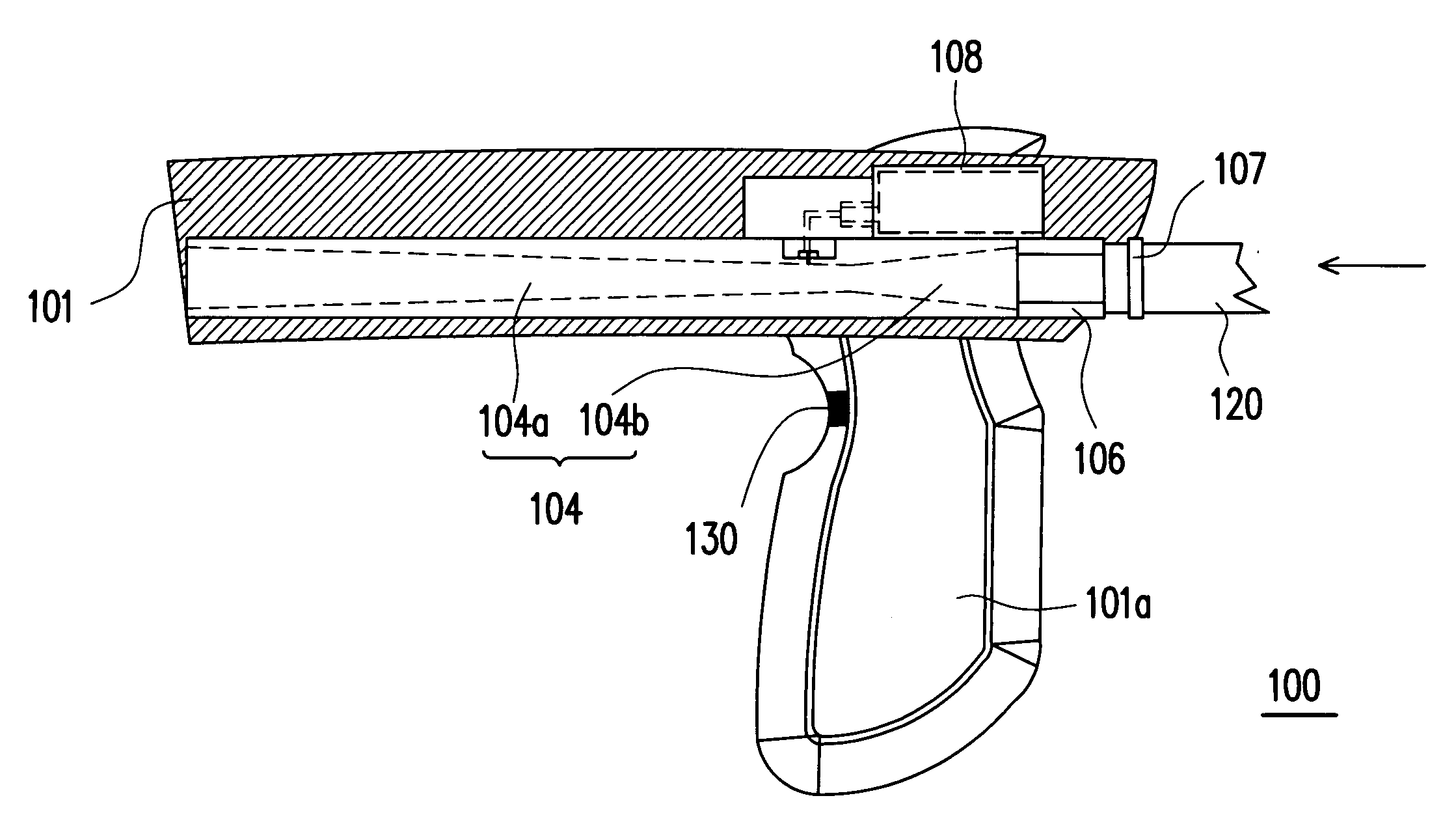 Low pressure gas accelerated gene gun