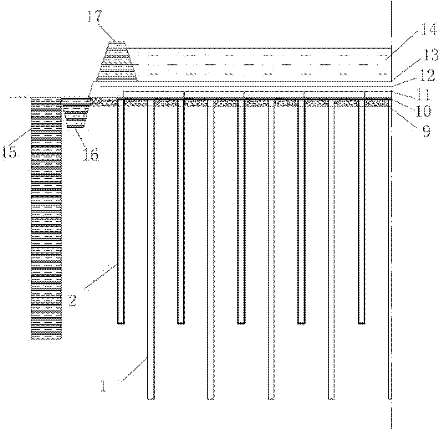 Vacuumizing-electroosmosis-stacking combined soft-foundation consolidating system and method