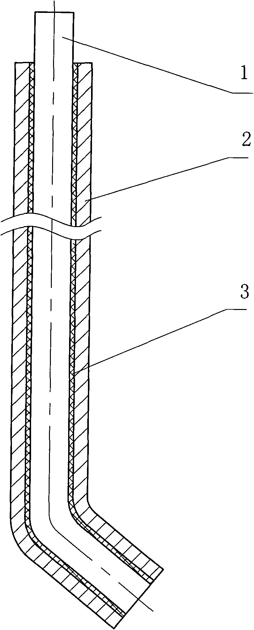 Molten iron pretreatment spraying gun