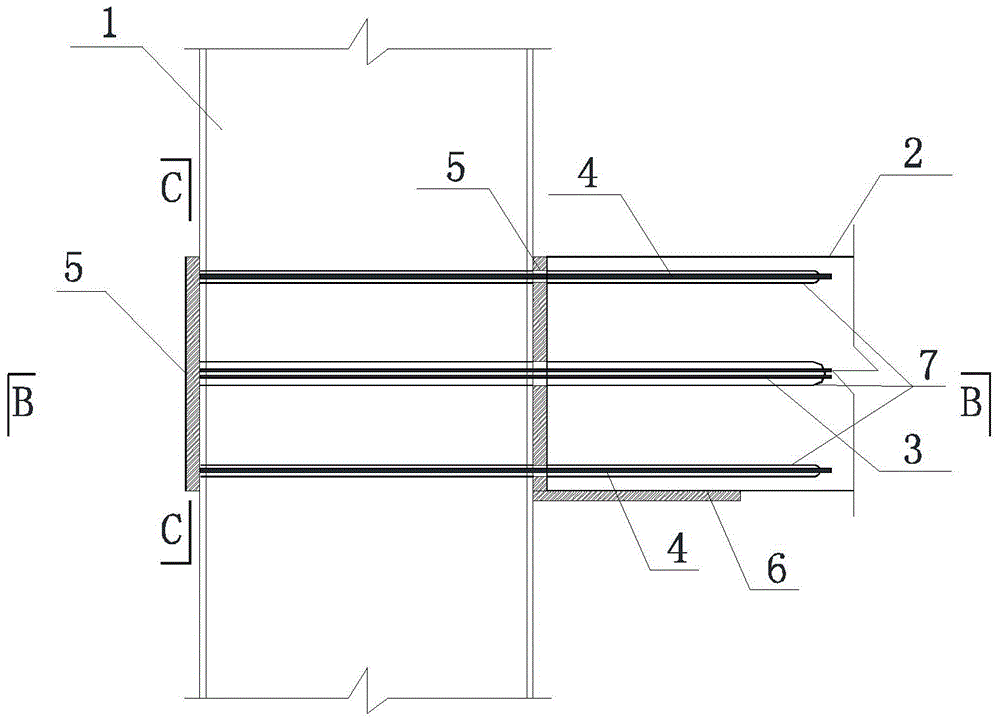 Unbonded prestress and ordinary steel bars connecting precast concrete beams with square and rectangular concrete-filled steel tube column composite joints