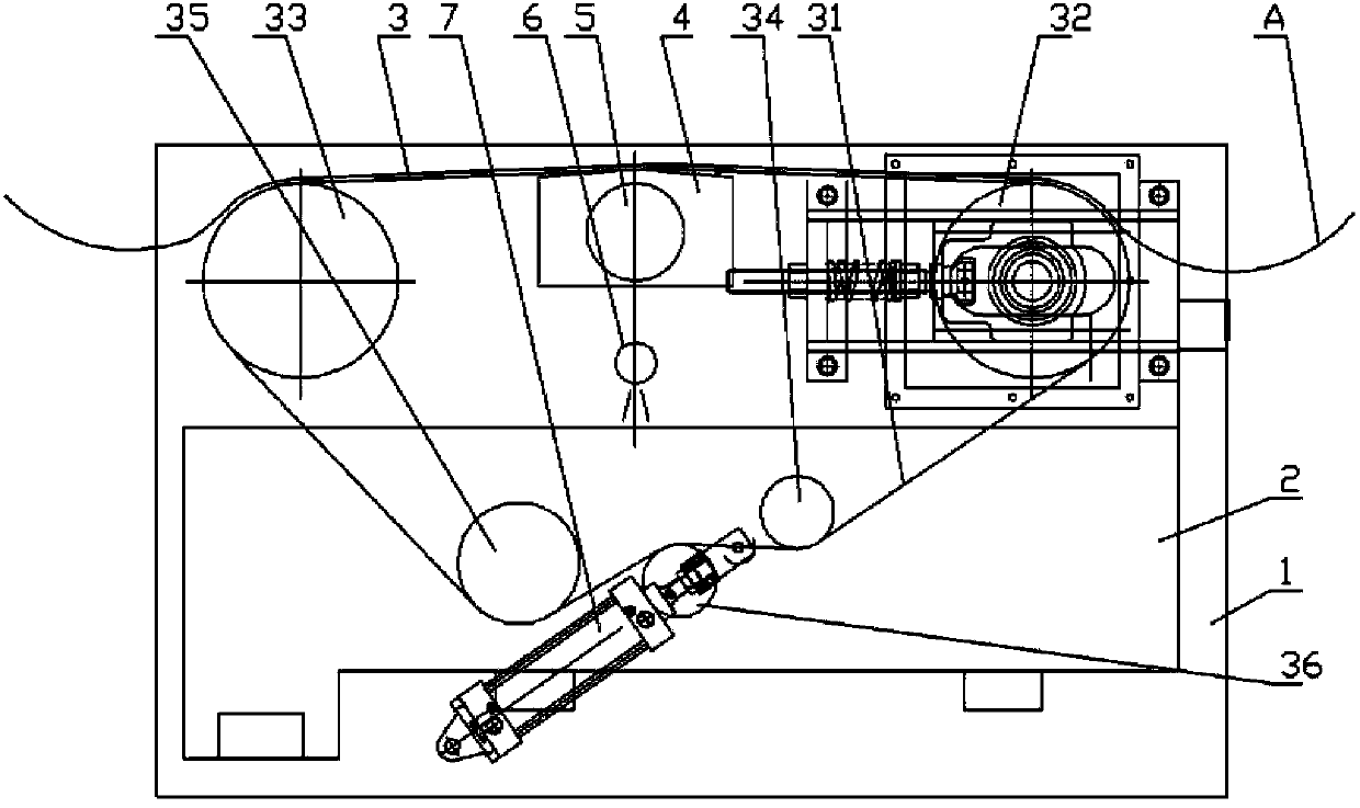 Wet cloth vacuum dewatering machine