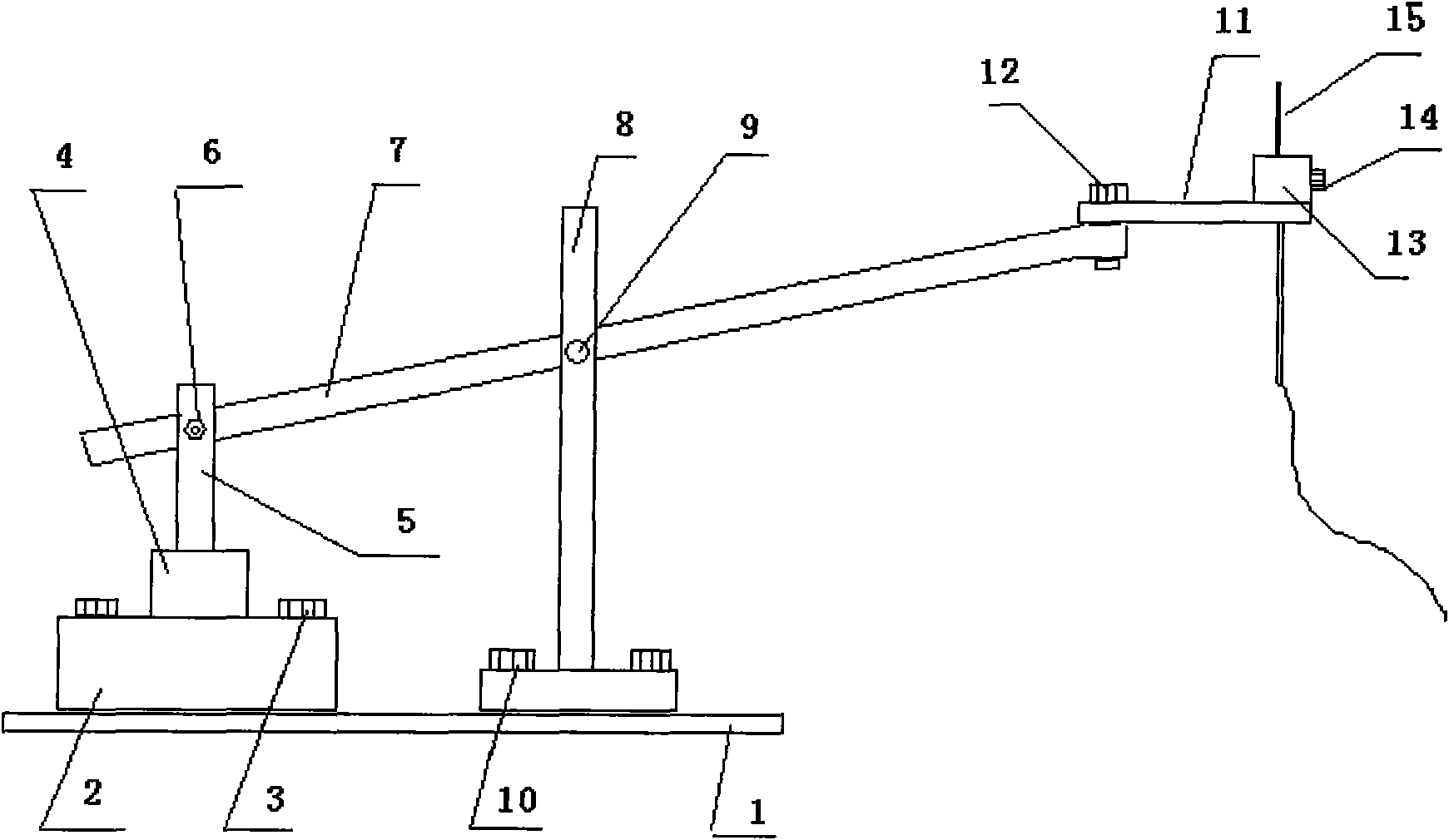 Rotatory test temperature measuring equipment of aircraft engine rotor part