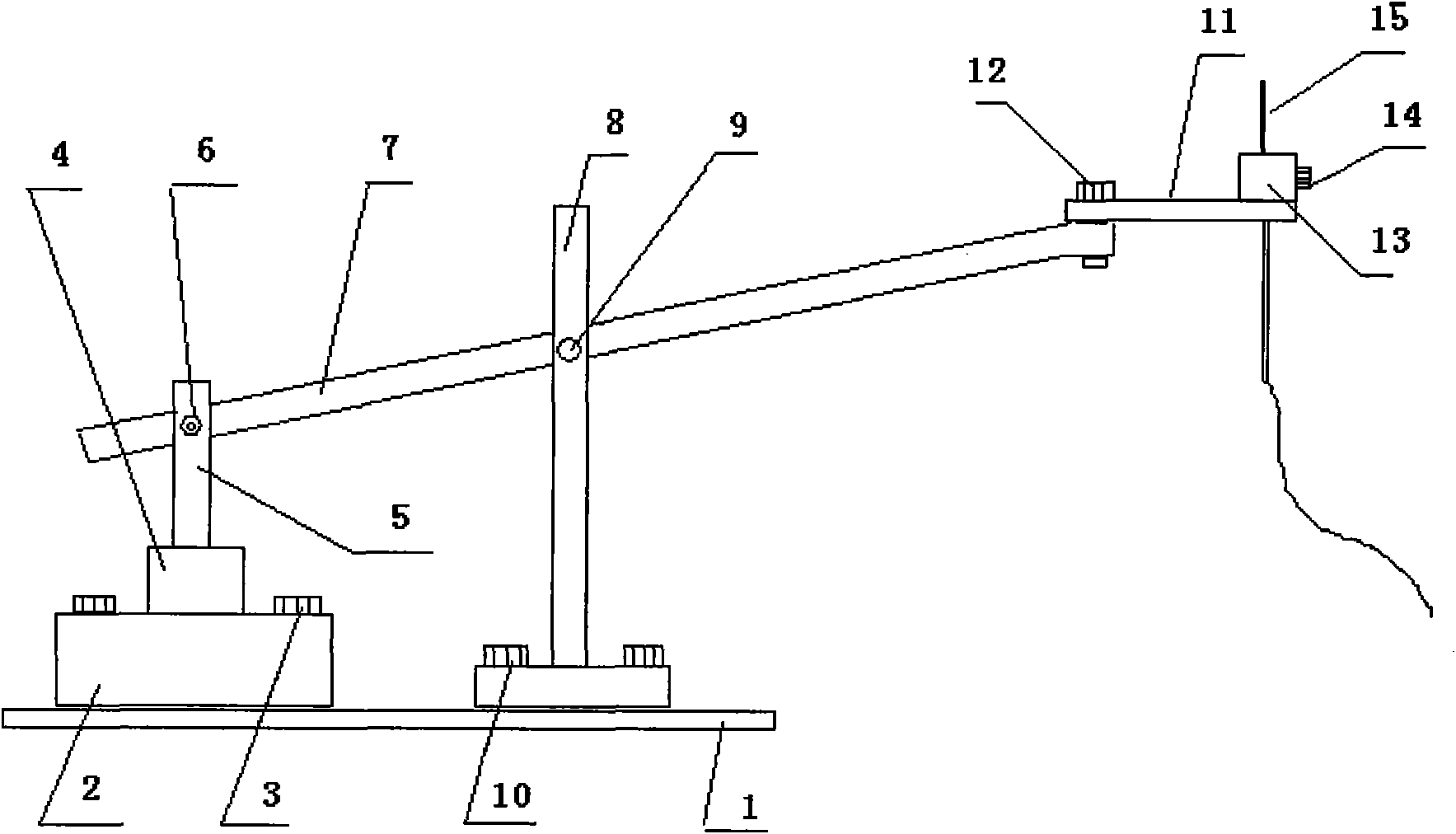 Rotatory test temperature measuring equipment of aircraft engine rotor part