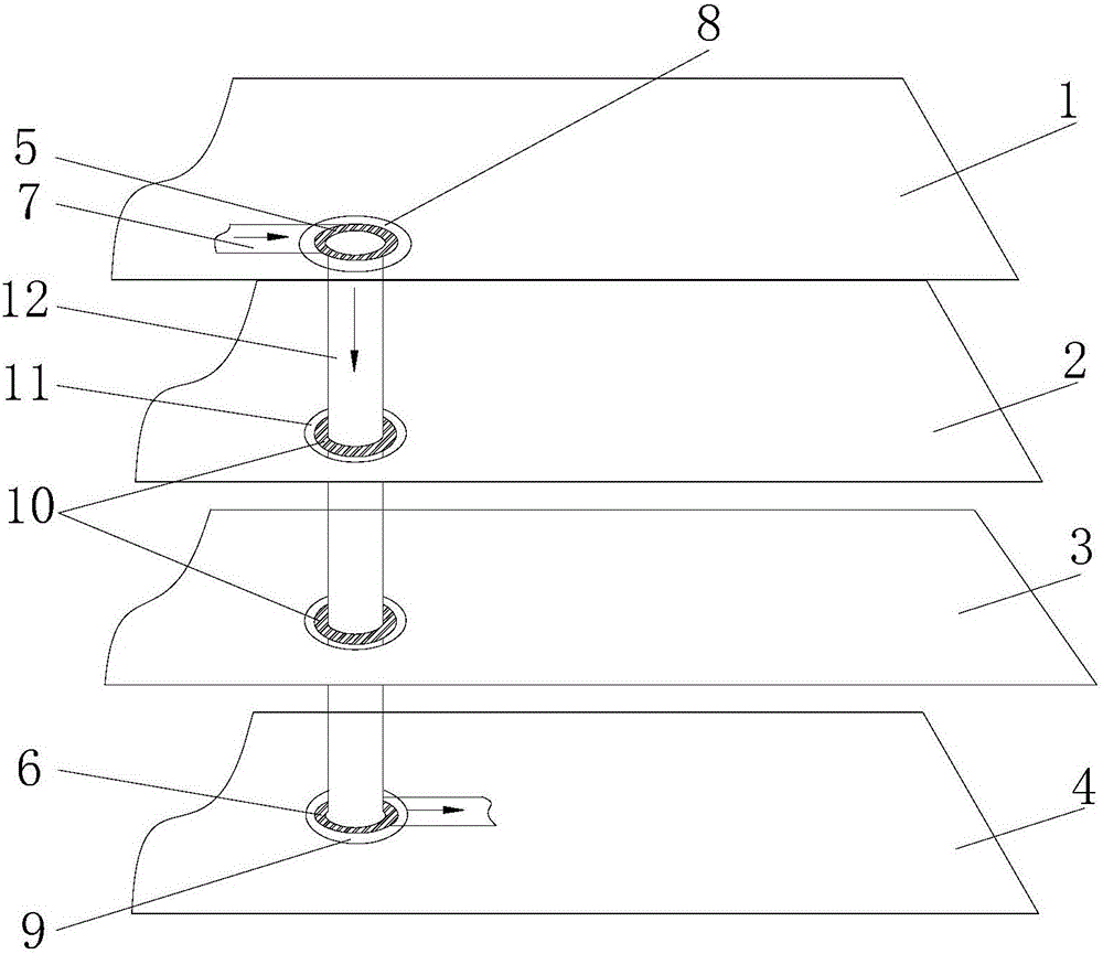 Fabrication method of multi-layer printed circuit board (PCB) and multi-layer PCB