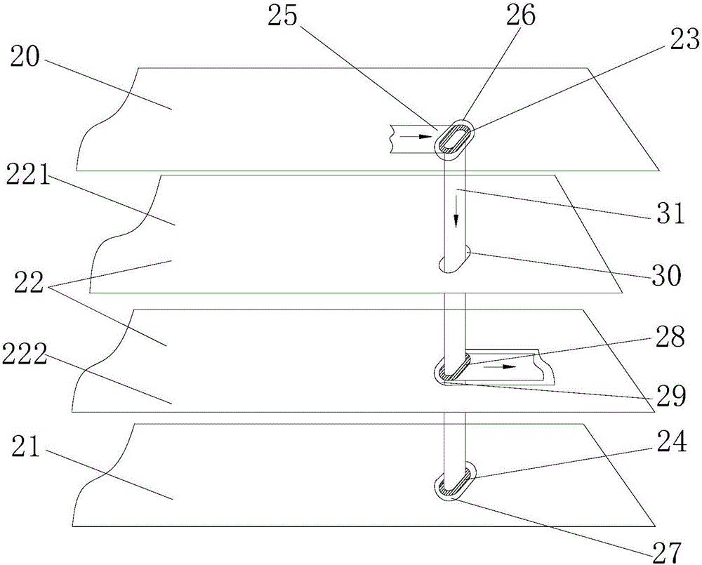 Fabrication method of multi-layer printed circuit board (PCB) and multi-layer PCB