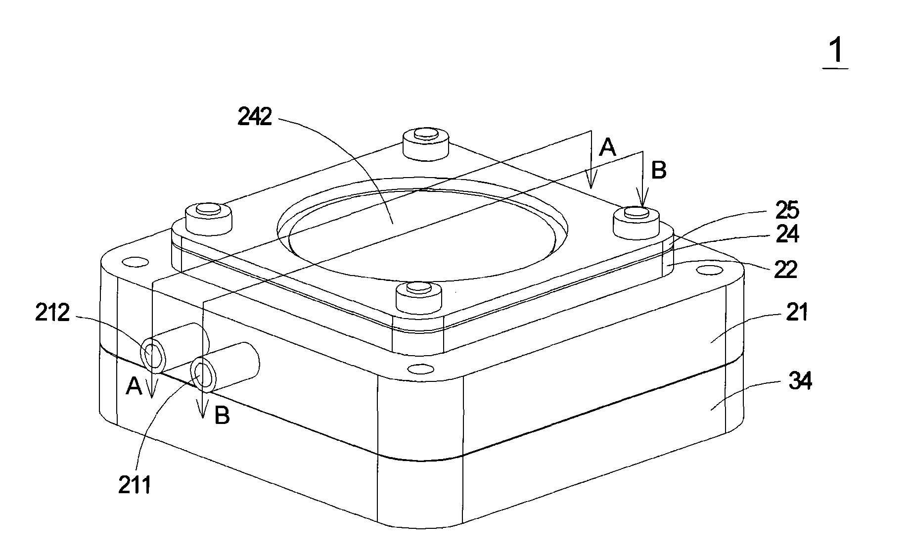 Microfluid conveying and atomizing device