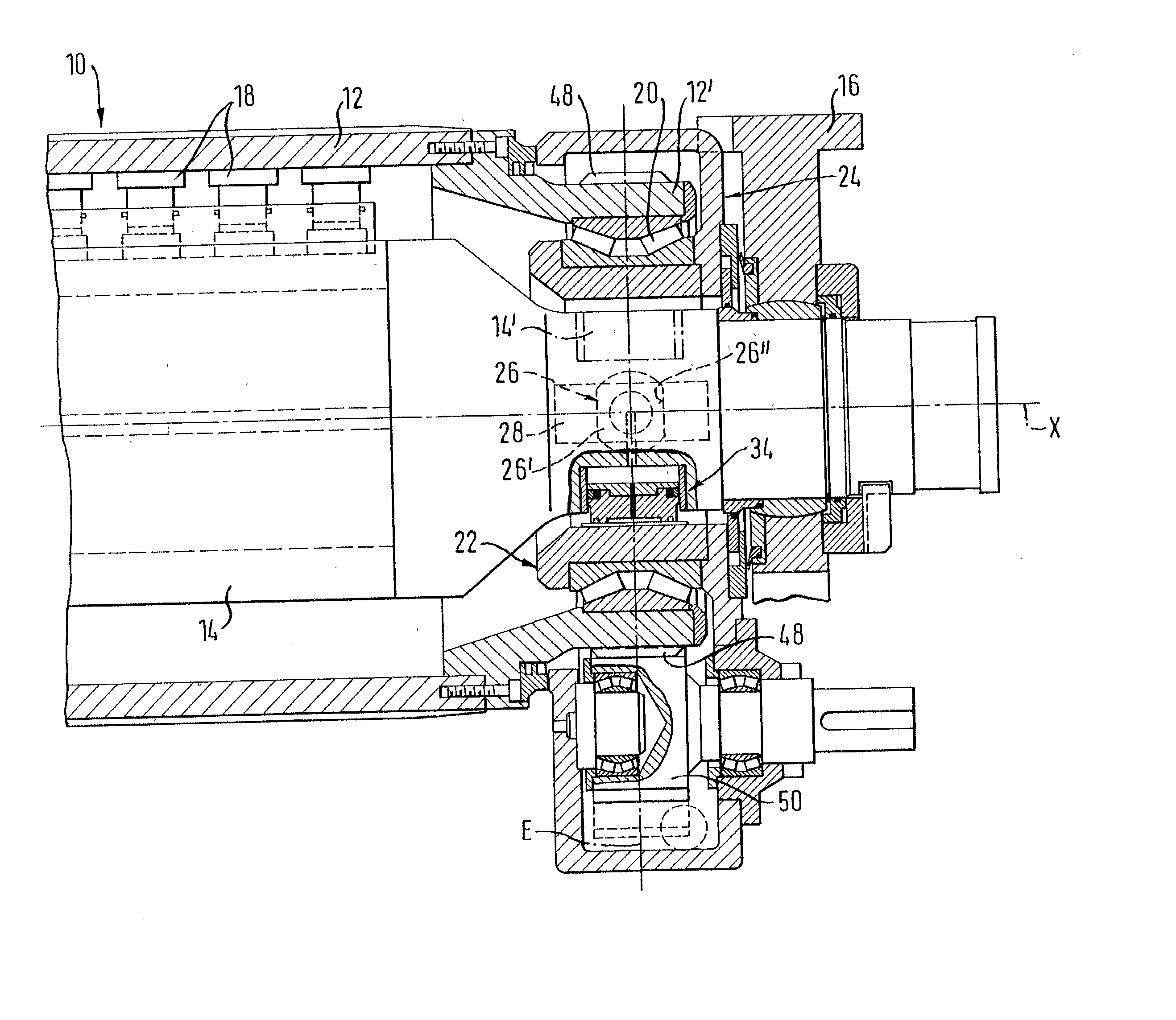 Self-adjusting deflection controlled roll