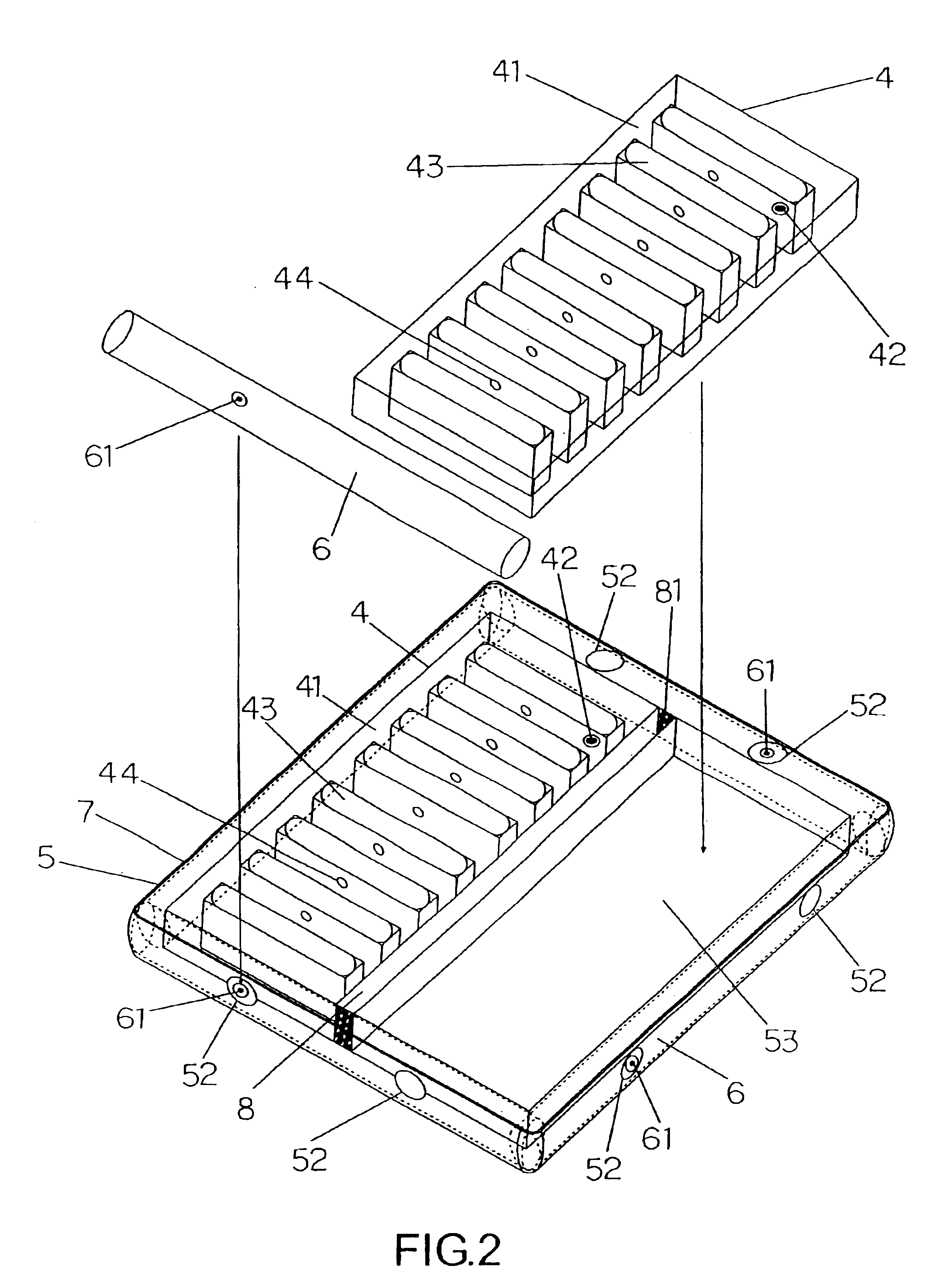 Water bed structure