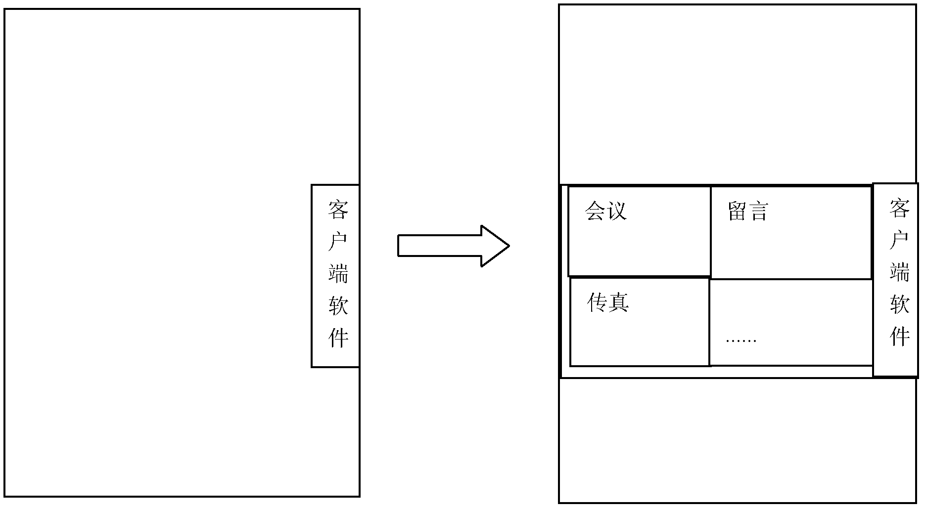 Method for realizing communication of enterprise switchboard