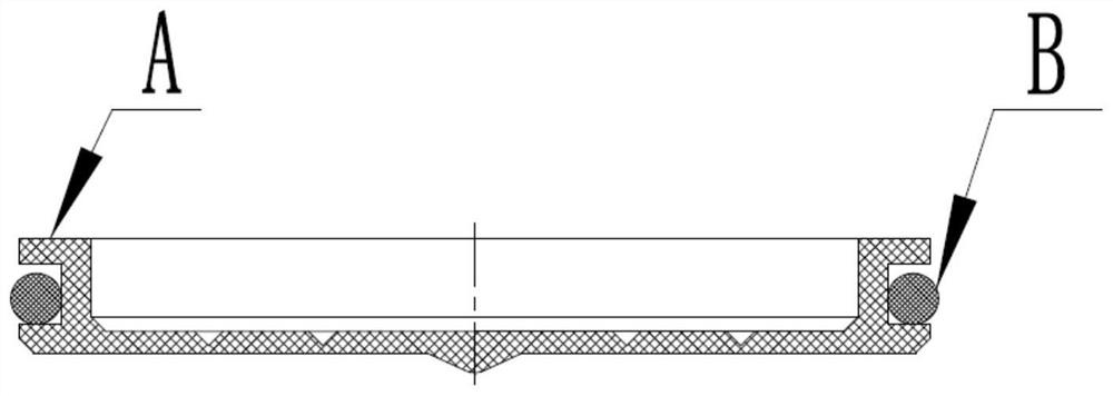 Axial sliding type partition plate suitable for multi-pulse solid rocket engine