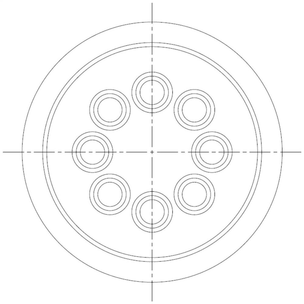 Axial sliding type partition plate suitable for multi-pulse solid rocket engine