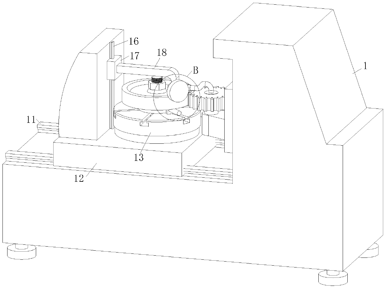 Forging technology of single-oil-groove bevel gear