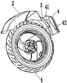 Electric-car front handlebar device