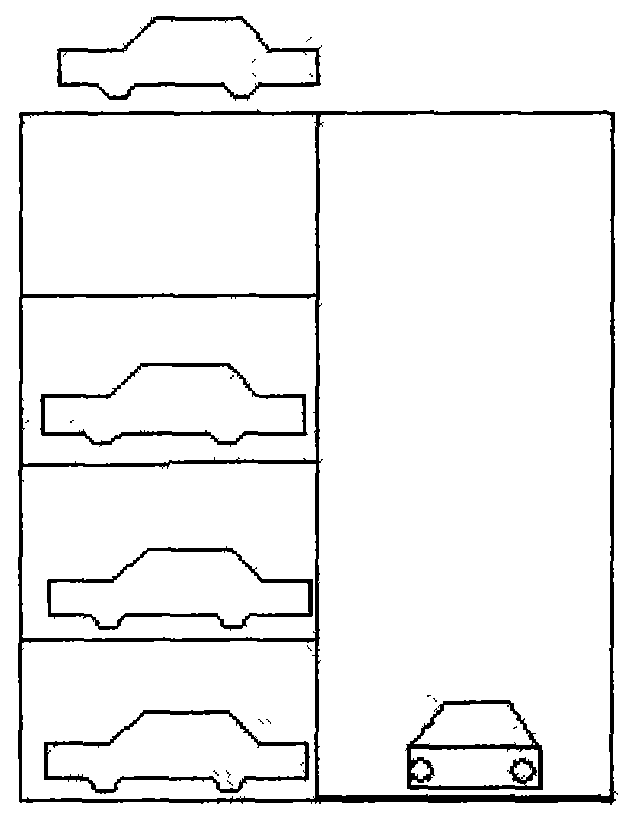 Drawer type avoidance-free parking garage