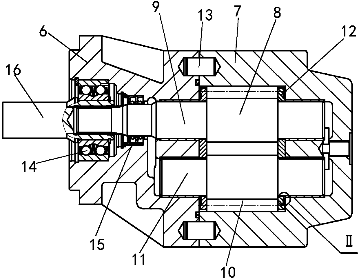 Bidirectional gear motor