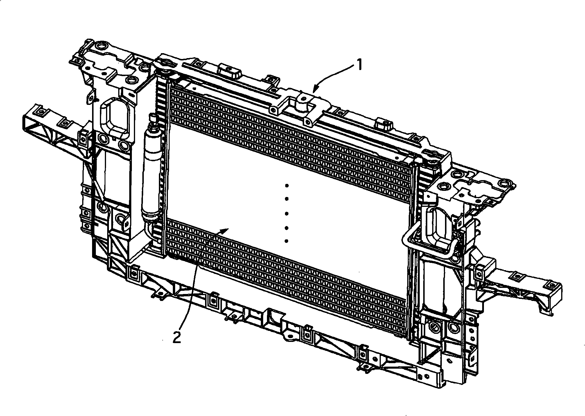 Radiator core support