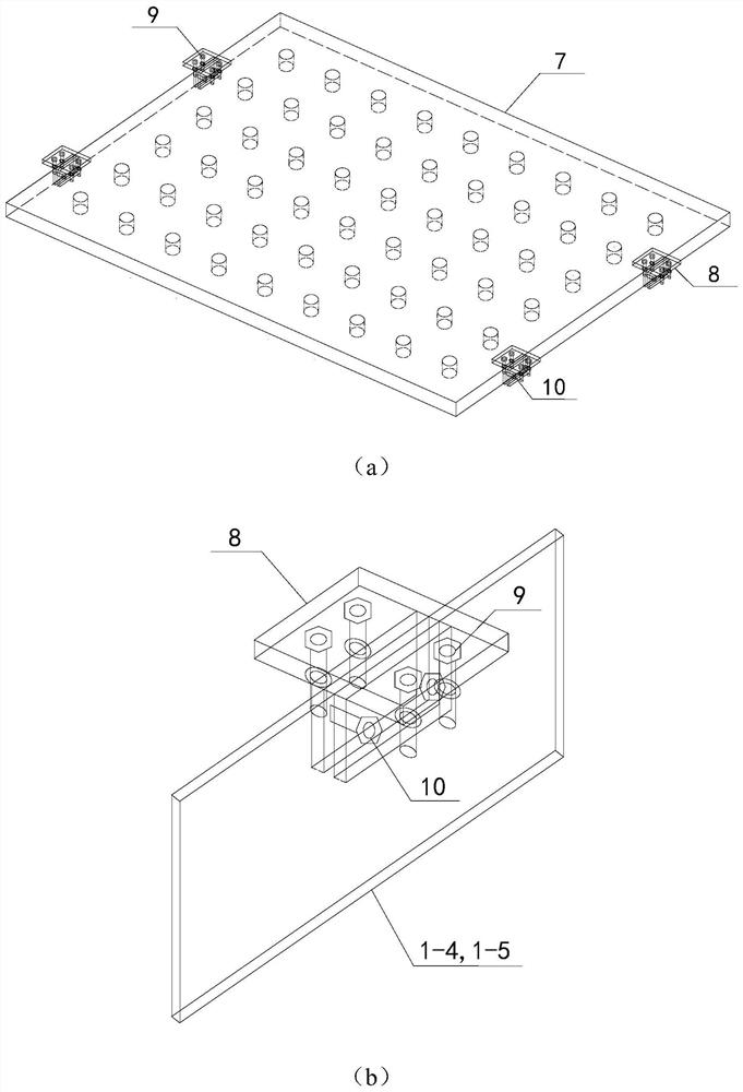 Riser motion response simulation device based on combination of floating structure wave frequency and slow drifting