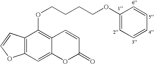 5-phenoxyalkoxypsoralens and methods for selective inhibition of the voltage gated Kv1.3 potassium channel