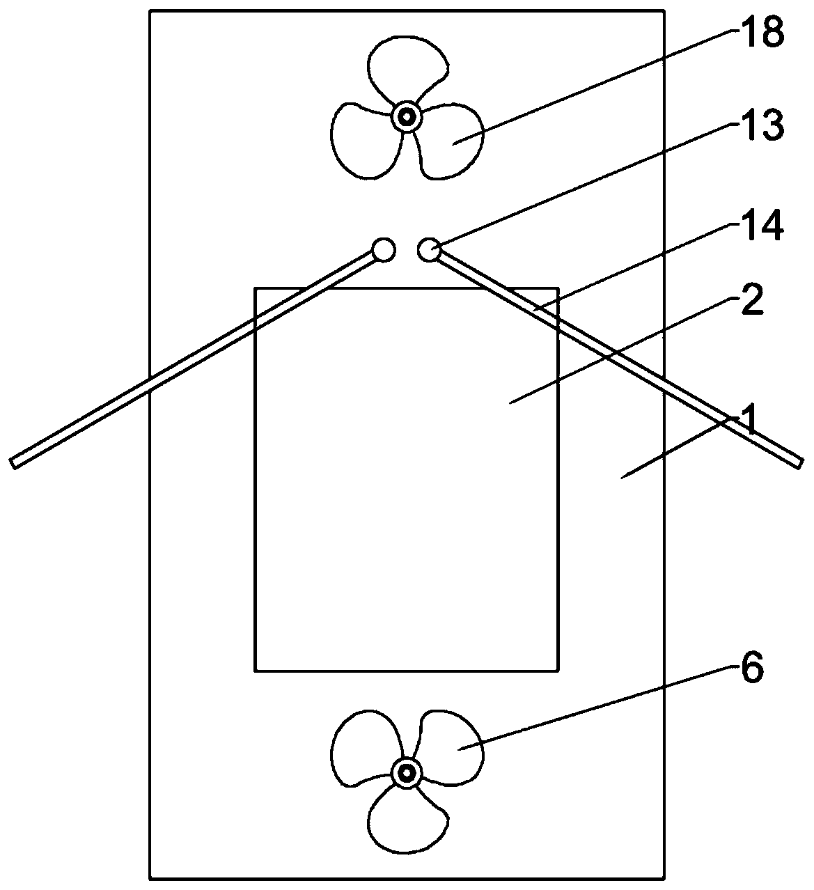 LED backlight with self-cleaning function