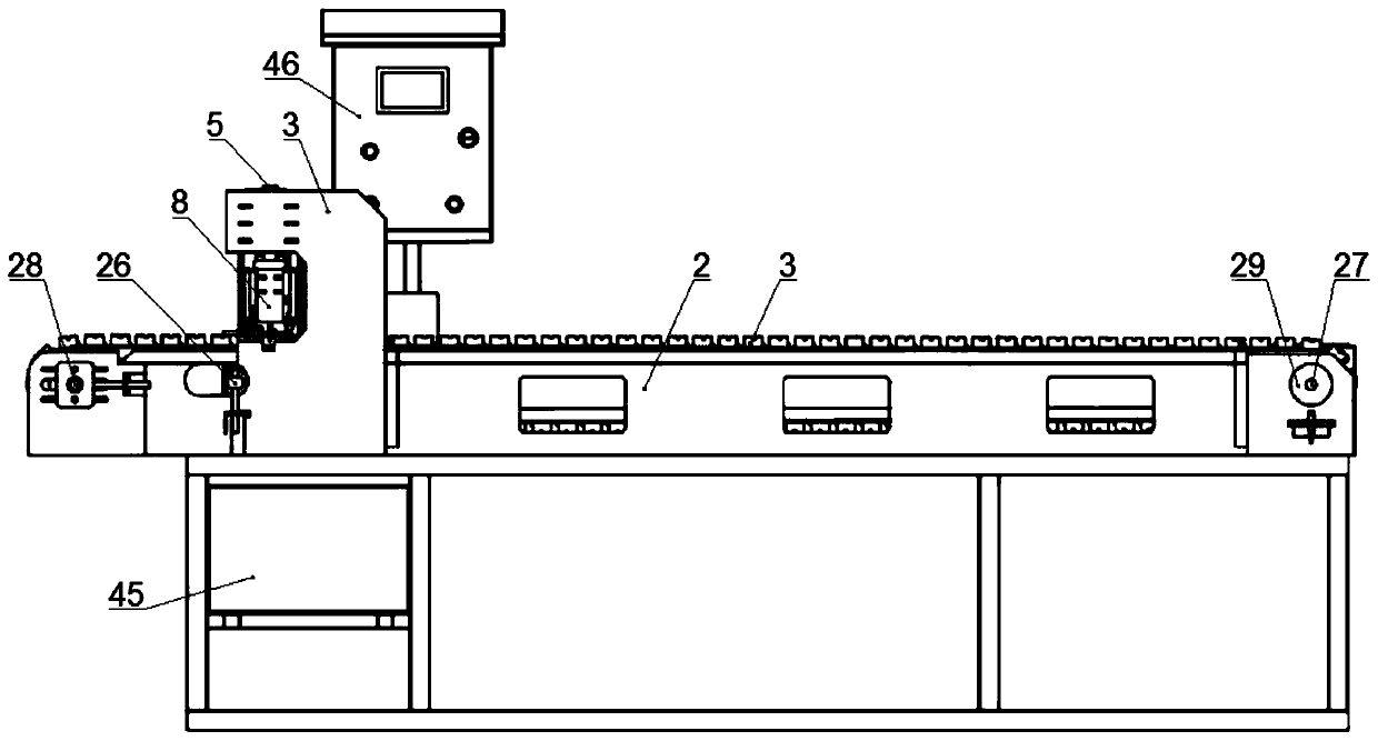 Novel automatic cutting and sticking integrated sticking machine assembly line