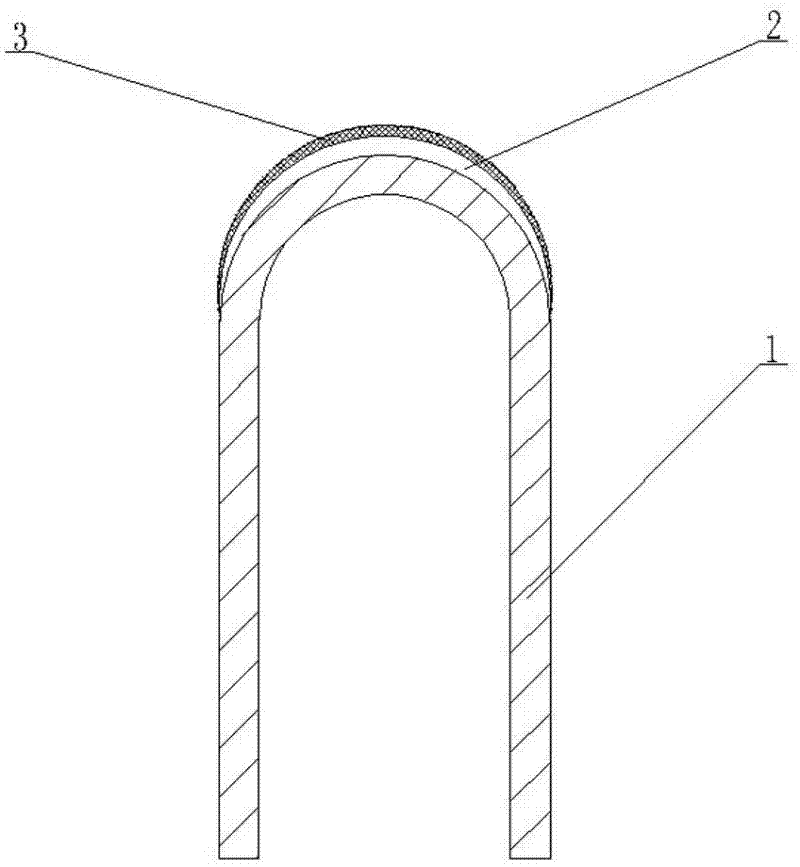 High-power ceramic output cap for microwaves and production method thereof