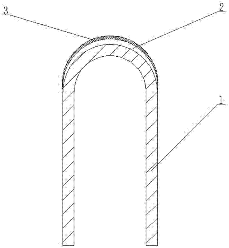 High-power ceramic output cap for microwaves and production method thereof