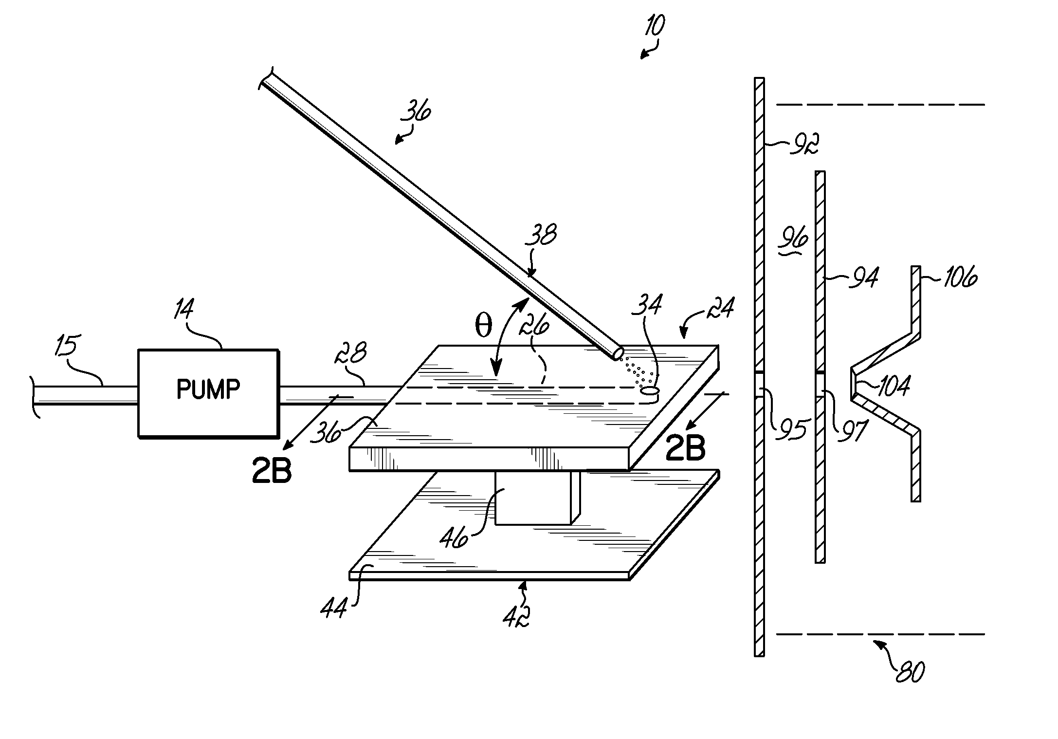 Method and apparatus of liquid sample-desorption electrospray ionization-mass specrometry (LS-DESI-MS)