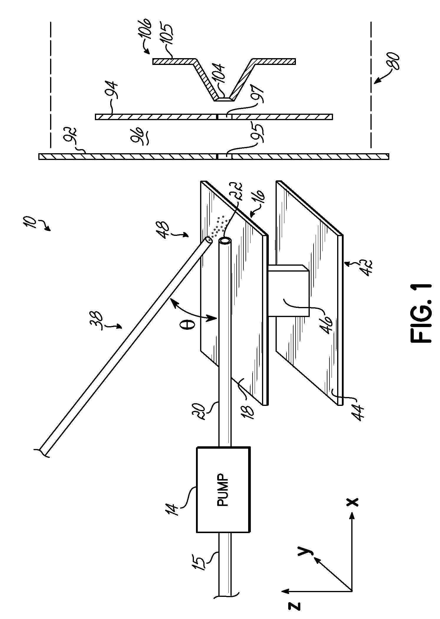 Method and apparatus of liquid sample-desorption electrospray ionization-mass specrometry (LS-DESI-MS)