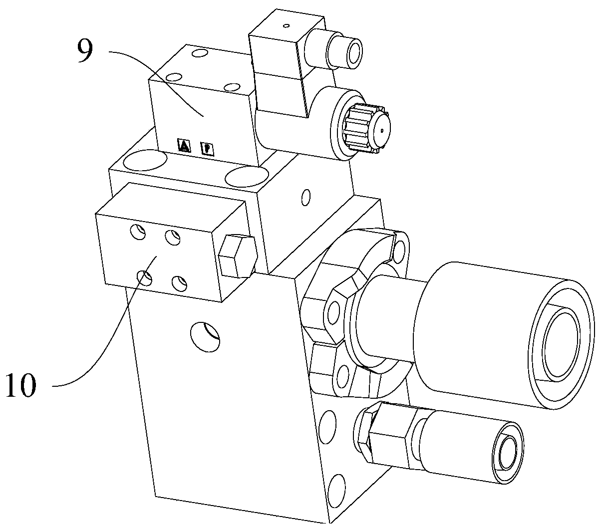 Multi-time mode-locking hydraulic oil path structure of injection molding machine and multi-time mode-locking method thereof