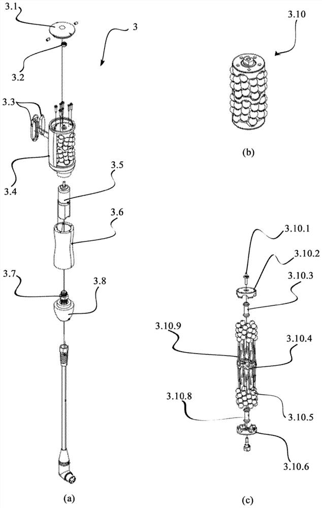 Integrated device for the non-invasive personalised treatment of skin blemishes and associated multi-step method