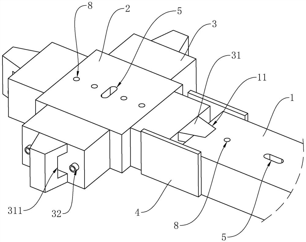 Lattice beam structure and construction method thereof