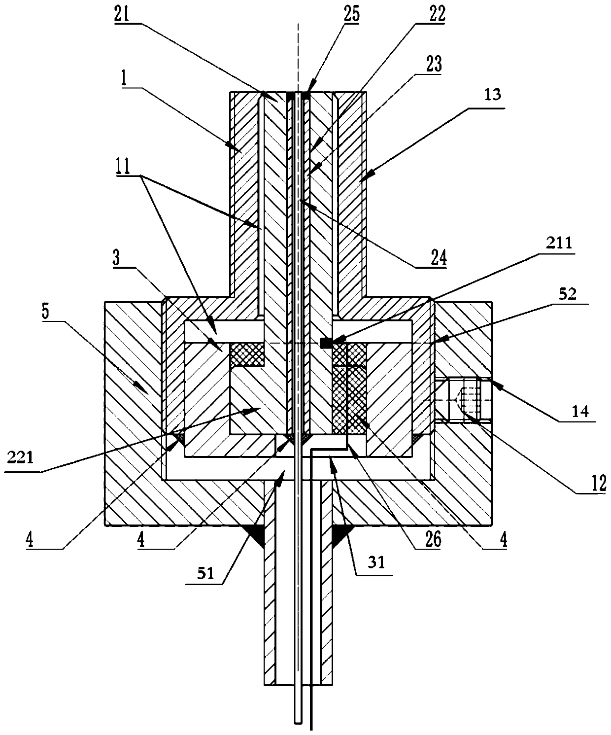 Dynamic heat flow sensor integrating thermoelectric potential effect