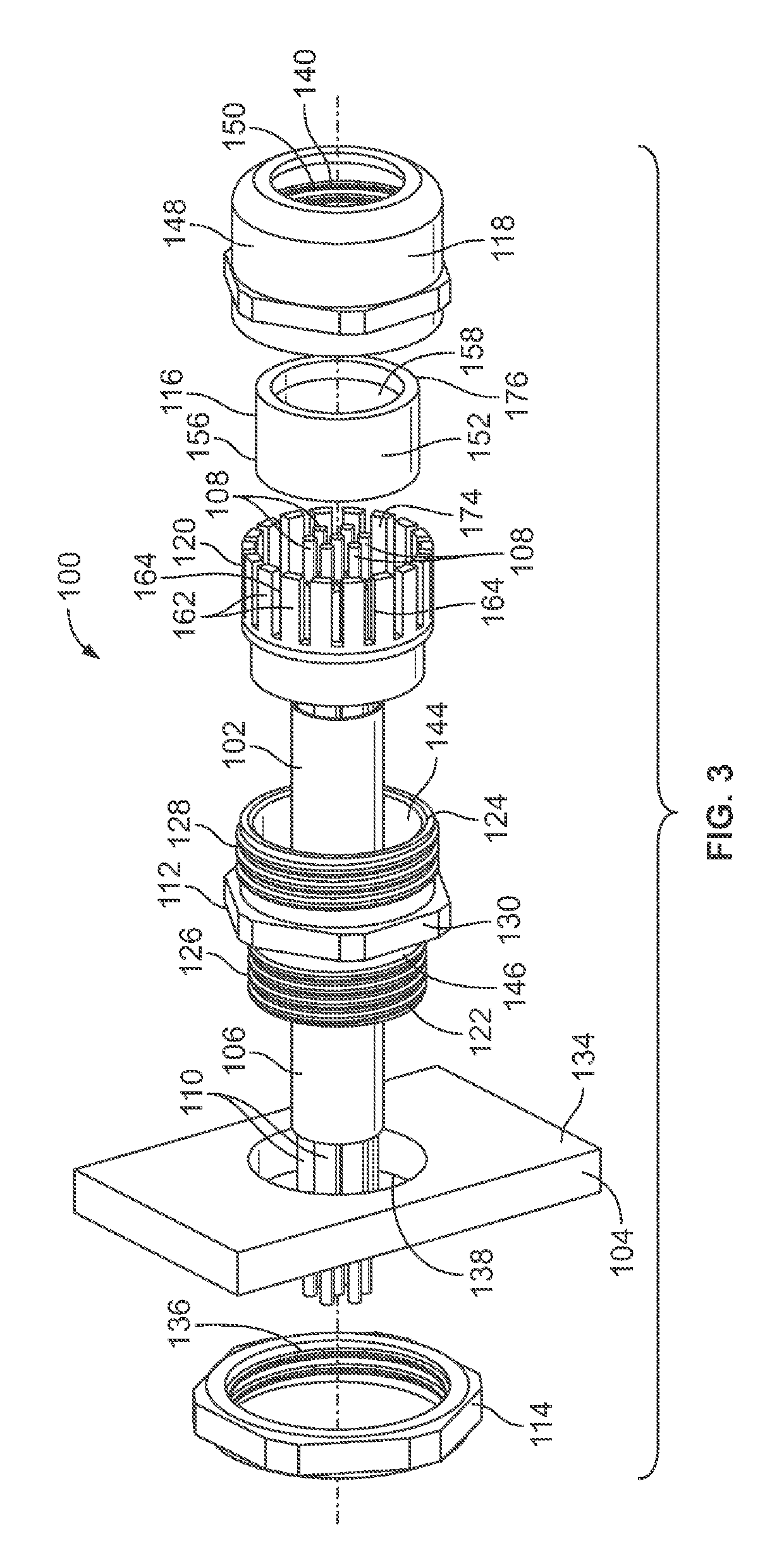 Sealant filled cable gland