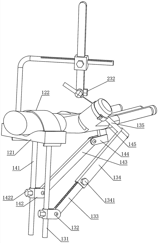 Scaphoid surgery screw-setting and positioning device and scaphoid surgery screw-setting and positioning method