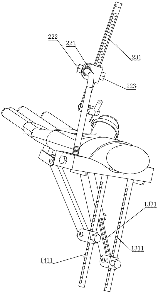 Scaphoid surgery screw-setting and positioning device and scaphoid surgery screw-setting and positioning method