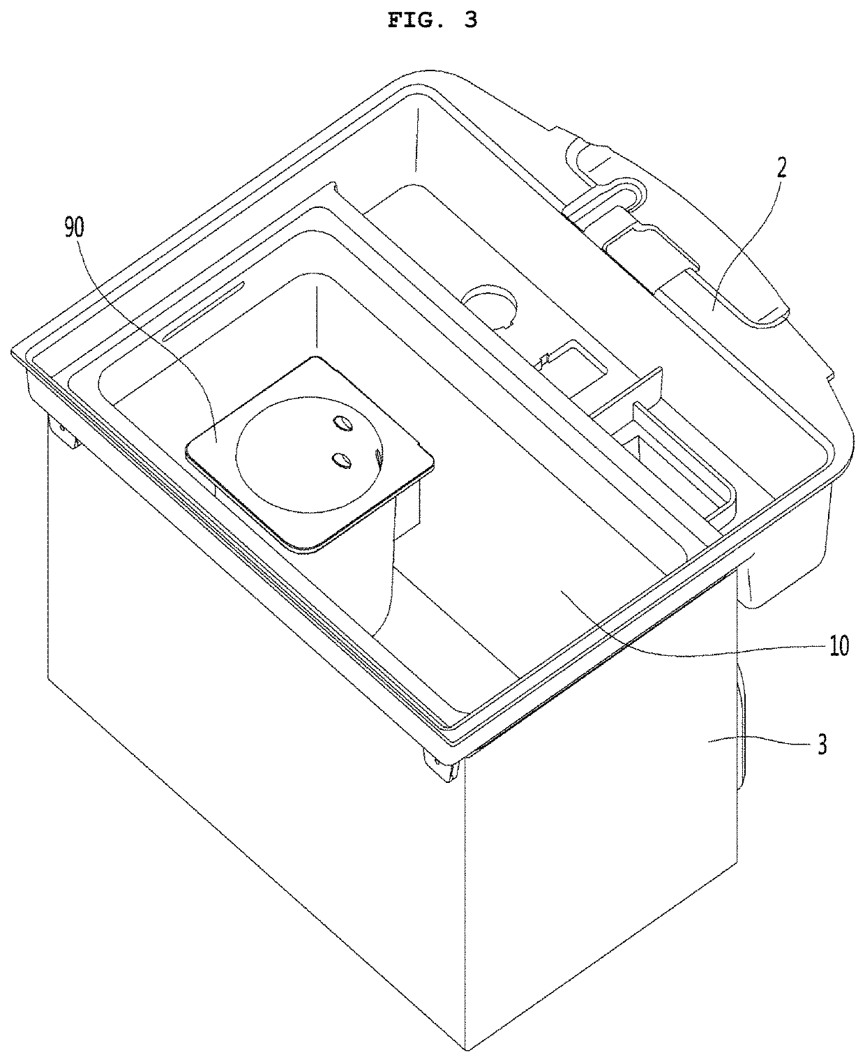 Vacuum insulator in a storehouse and methods of making and using the same