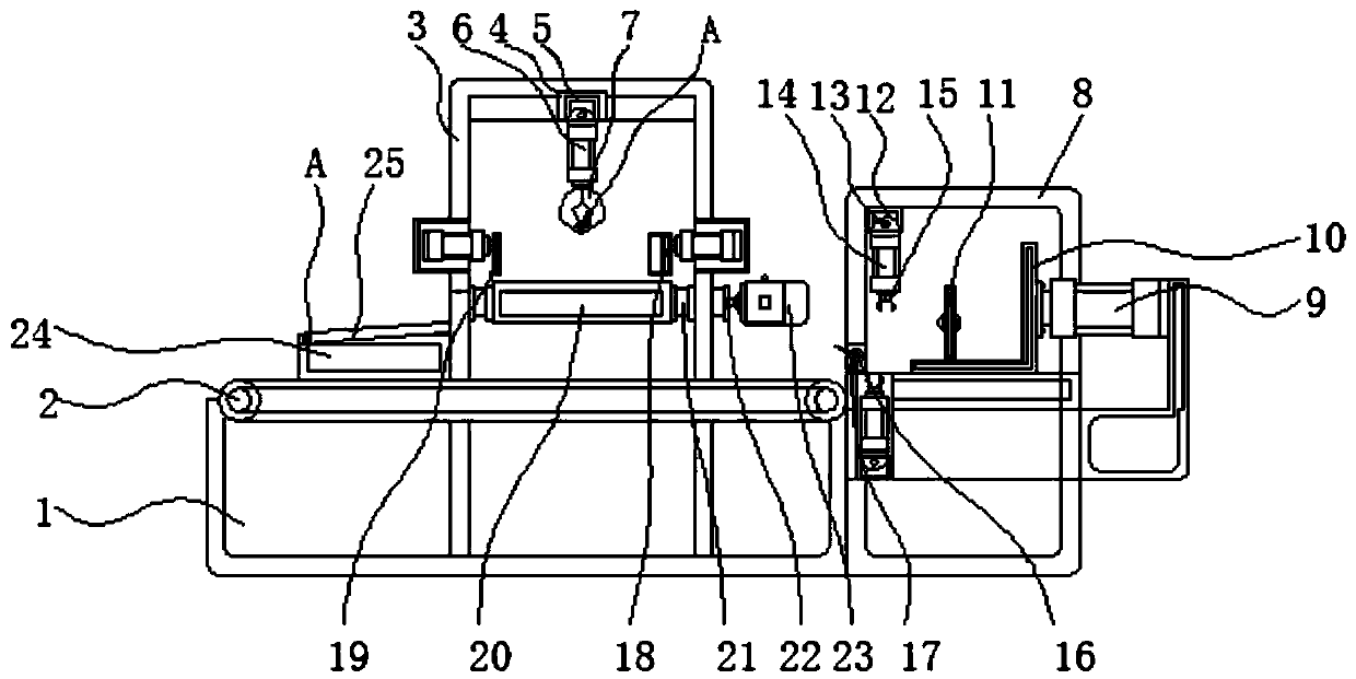 Boxing machine with delivery function and facilitating to adjust height