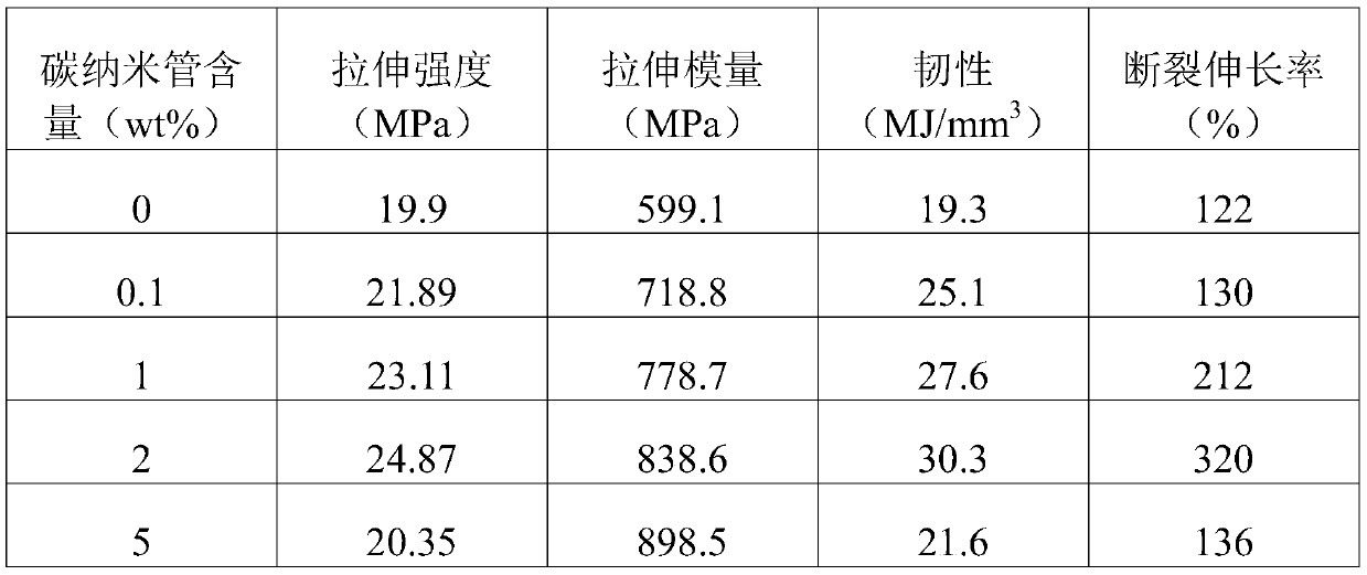 Carbon nanotube/polypropylene composite powder material and preparation method for sls