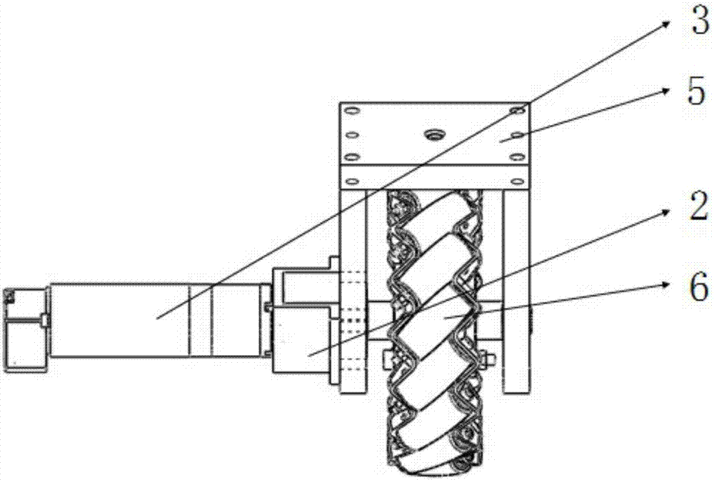 Storage omnidirectional mobile platform with gravity monitoring function