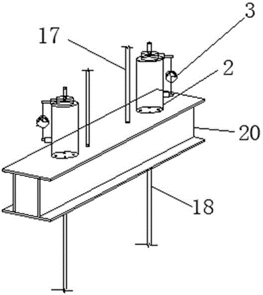 Wrapping and hanging device with arch bridge suspenders convenient to replace