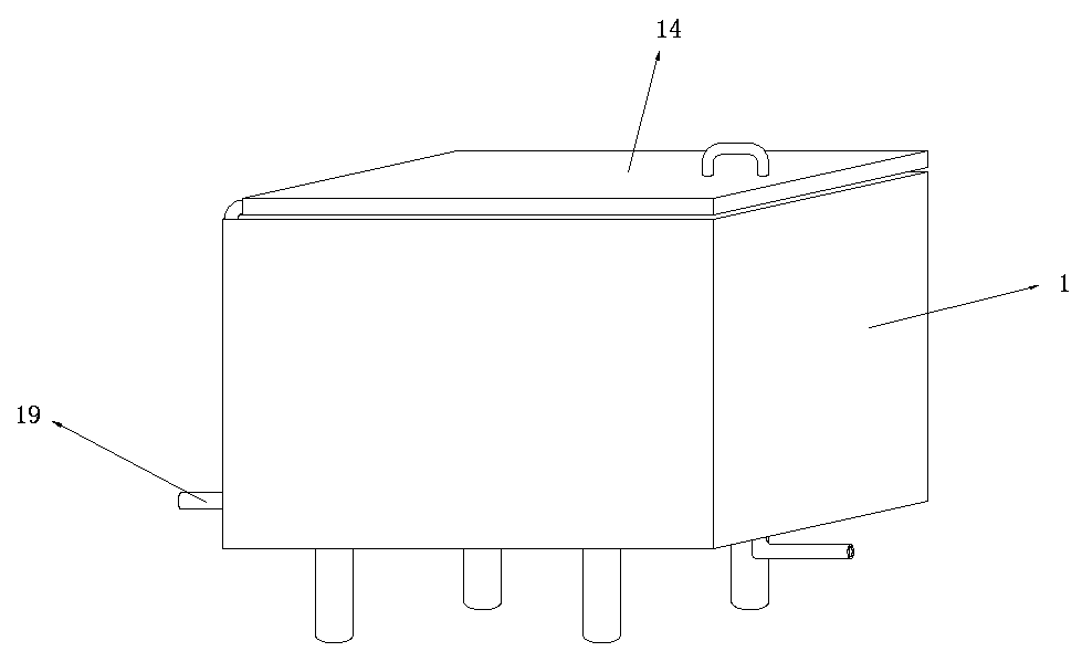 Test tube cleaning device for clinical laboratory