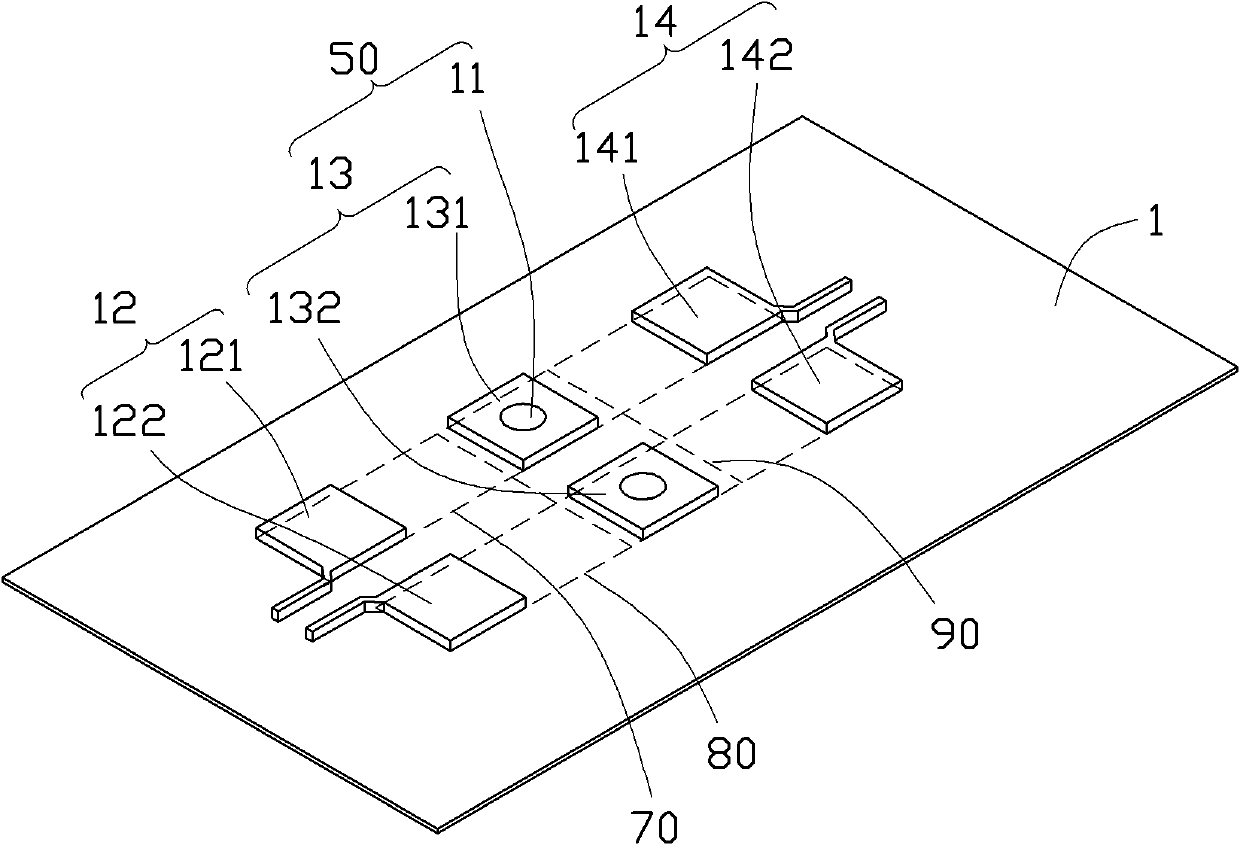 Printed circuit board with combined type via holes