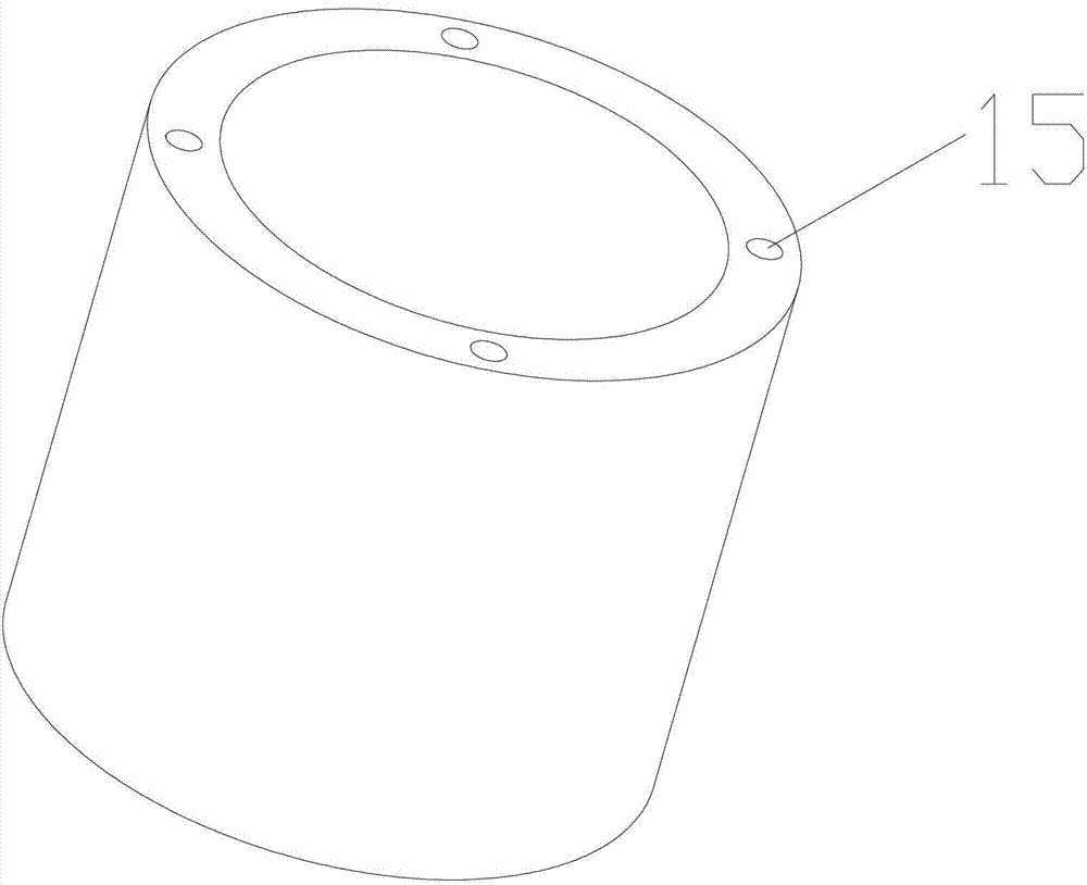 Fixture for machining of end face hole of sleeve