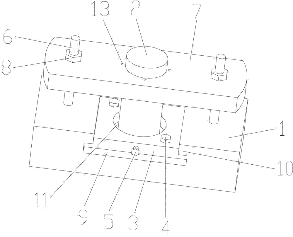 Fixture for machining of end face hole of sleeve