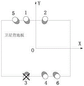 Integrated electric propulsion satellite platform position holding electric thruster redundant configuration method