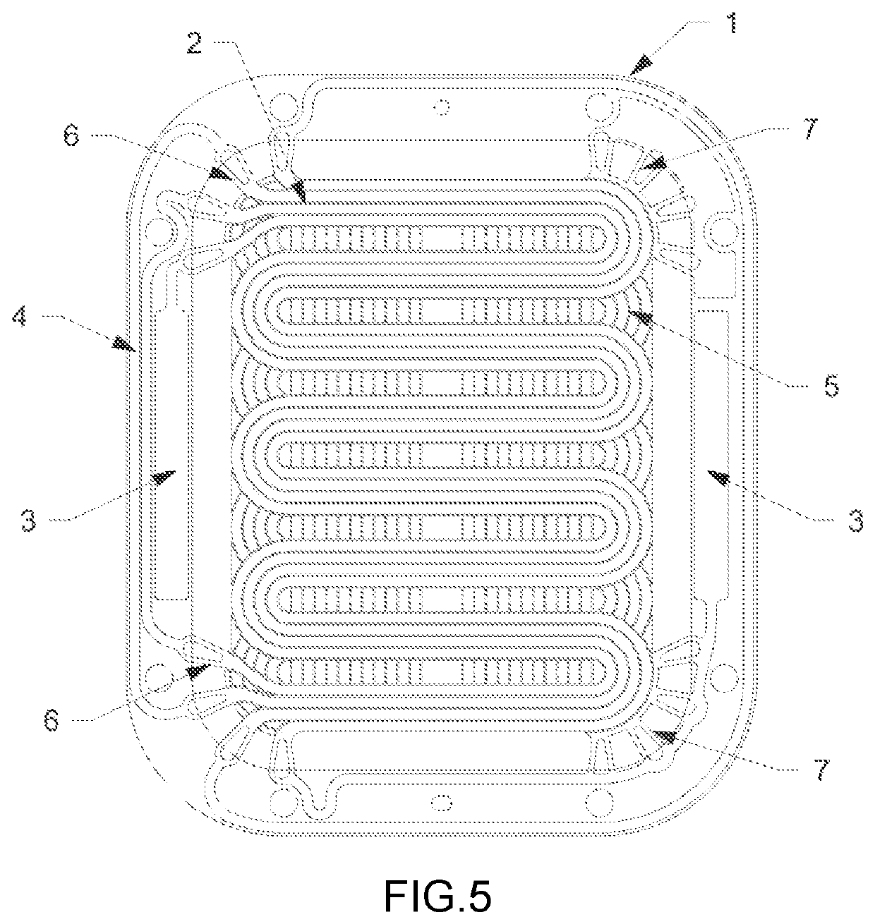 Low distortion flat diaphragm