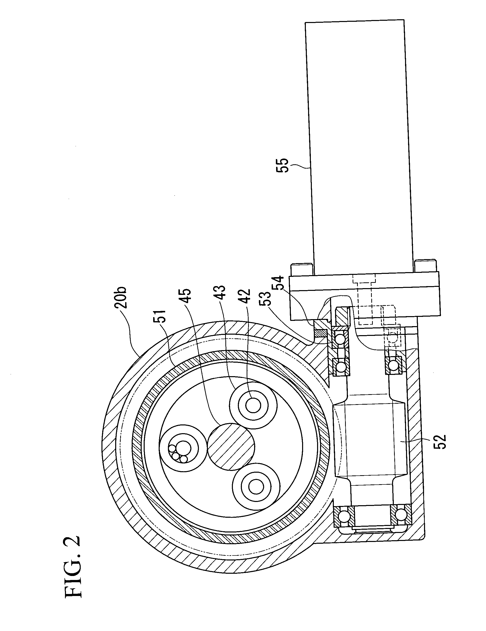 Planetary-roller-type continuously variable transmission