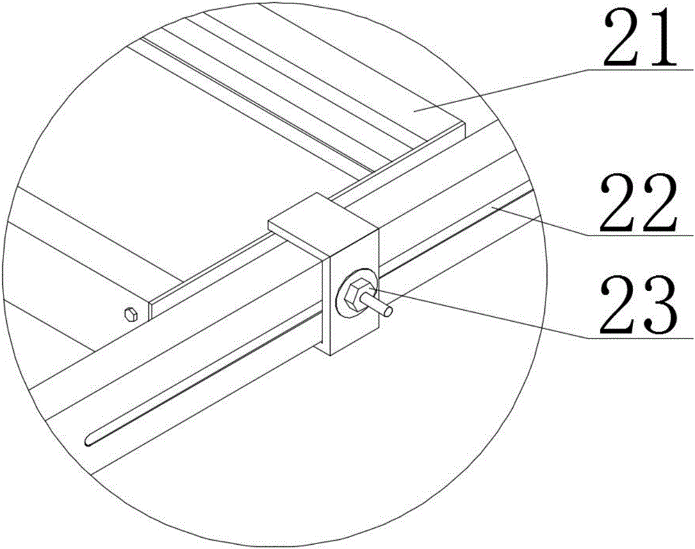 Underground coal mine self-moving four-stand-column locating bottom plate anchor rod drilling trolley