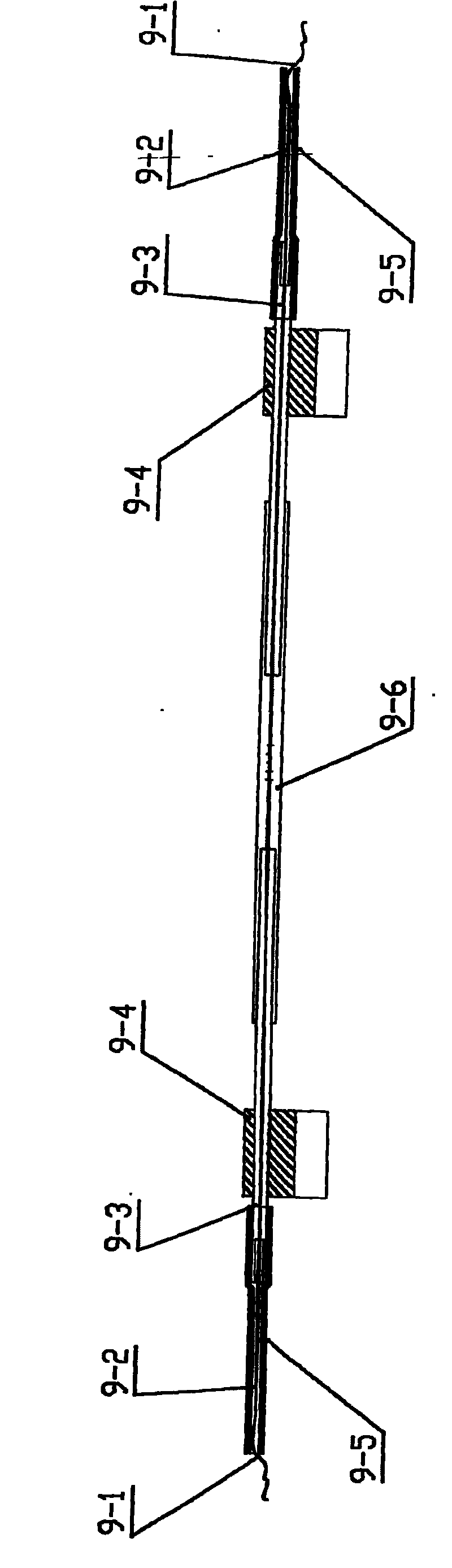 Bridge intelligent cable system with built-in fiber grating sensor